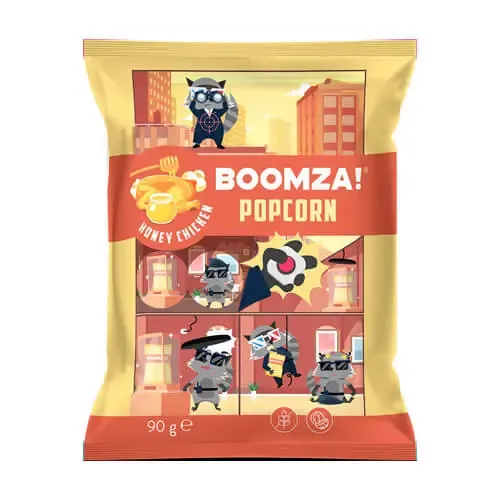 Boomza Honey Chicken Popcorn, 90g Pack