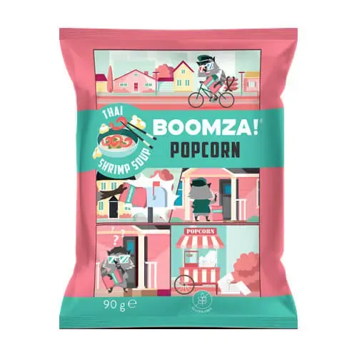 Boomza Thai Shrimp Soup Popcorn - 90g