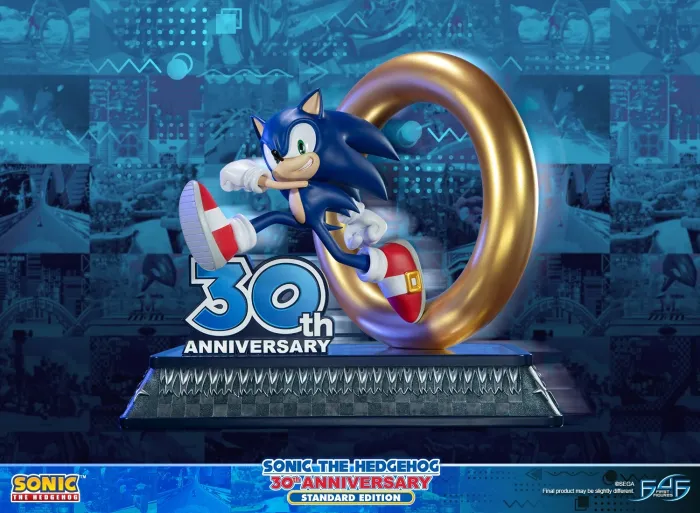 Sonic 30th Anniversary Resin Collectible Figure