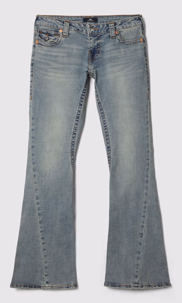True Religion Joey Flared Ljusblå Jeans Dam