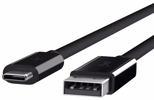 Belkin 1m USB-A till USB-C Kabel Svart

