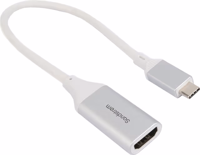 Sandstrøm USB-C till HDMI-adapter
