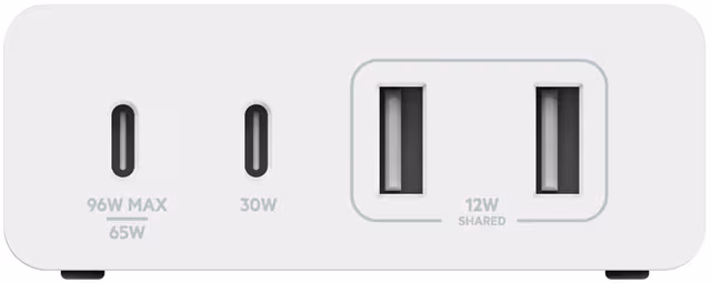 Belkin 108W 4-Port GaN Universal Charger White