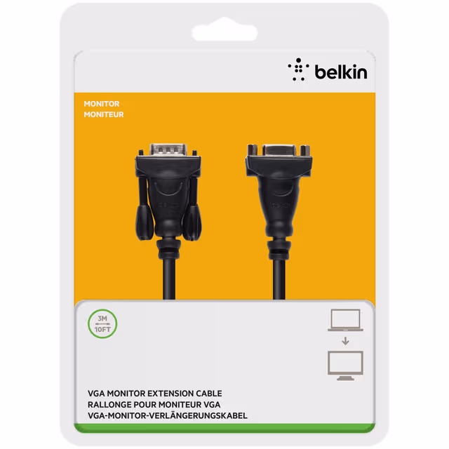 Belkin 3m VGA Videoförlängningskabel