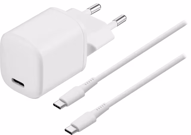 Sandstrøm 20W USB-C Snabbladdare med Kabel