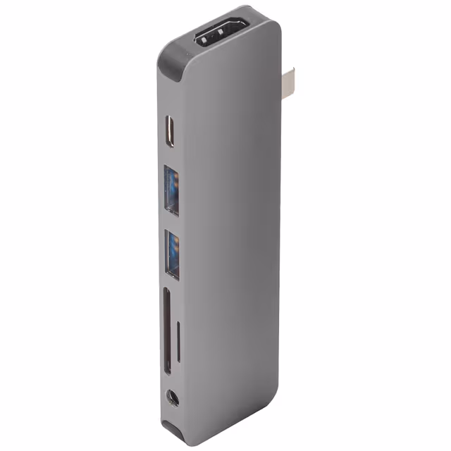 Solo 7-i-1 Hyperdrive Multi-Adapter Grå MacBook