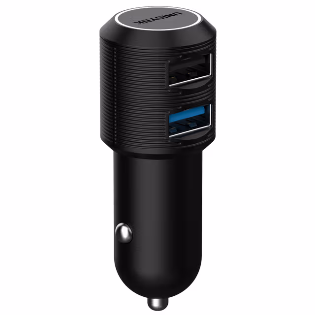 Unisynk Dubbel USB Billaddare QC3 2.4A