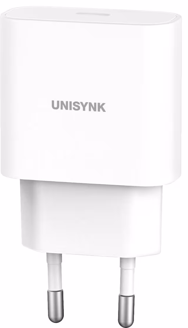 Unisynk 20W USB-C Snabbladdare Vit