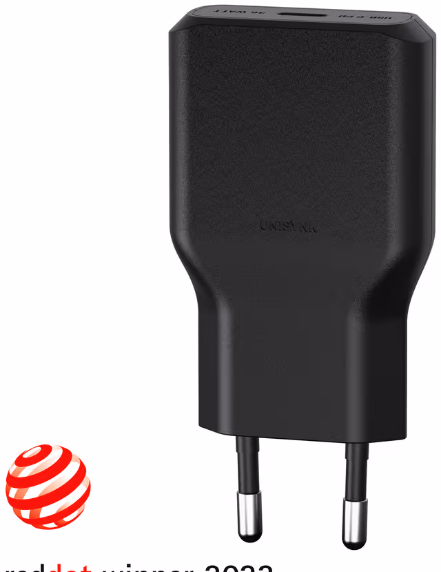 Unisynk G3 36W USB-C Väggladdare Svart