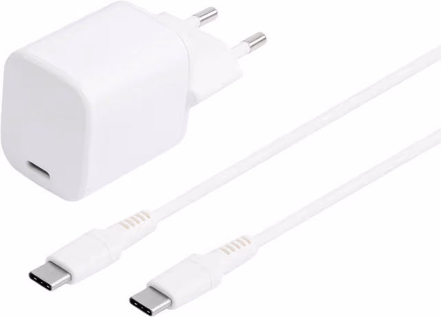 Sandstrøm 30W GaN USB-C Laddare Set