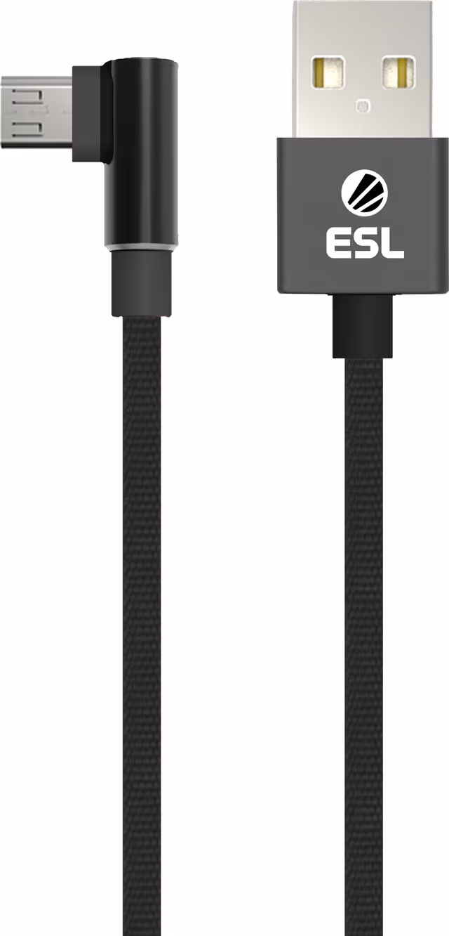1-Meter ESL USB to MicroUSB Gaming Cable (Black)
