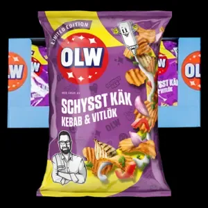 OLW Schysst Käk Kebab & Vitlök 18-Pack