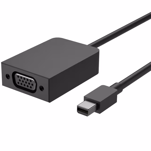 Compact Surface Mini DisplayPort-VGA Adapter