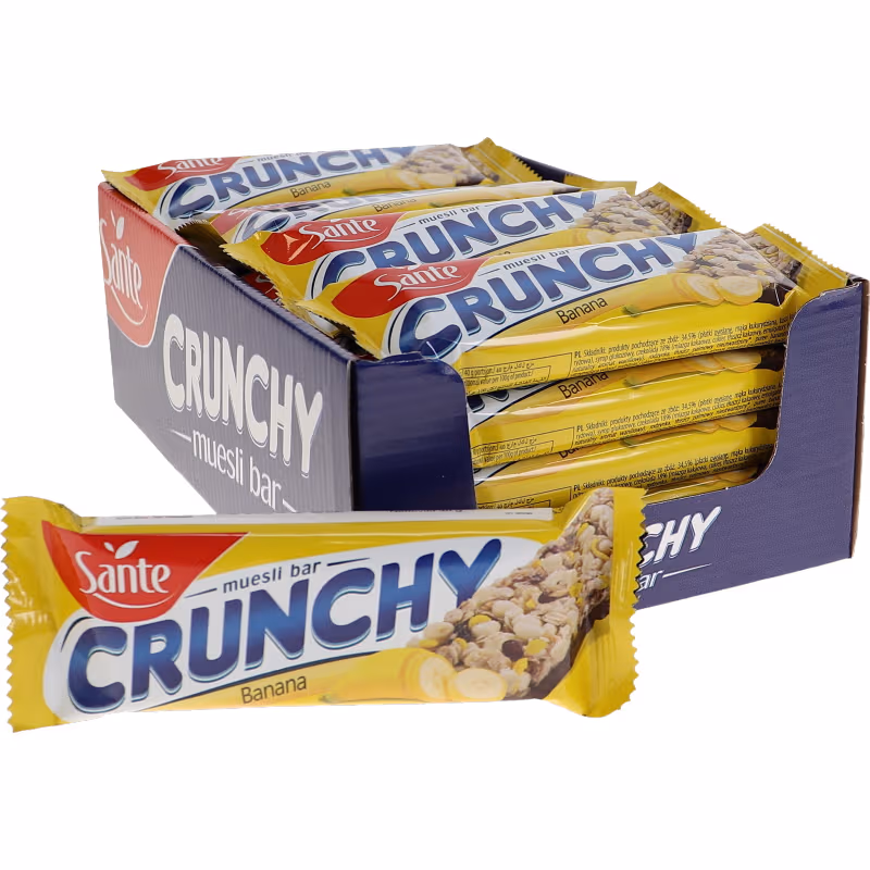Sante Banana & Chocolate Crunchy Bars, 25-Pack