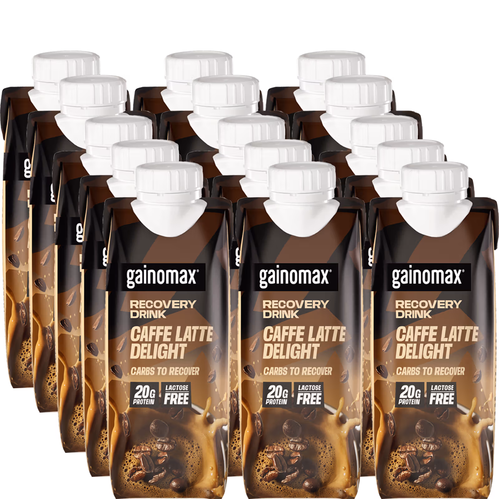 Gainomax Återhämtningsdryck Caffe Latte 15-pack 250ml