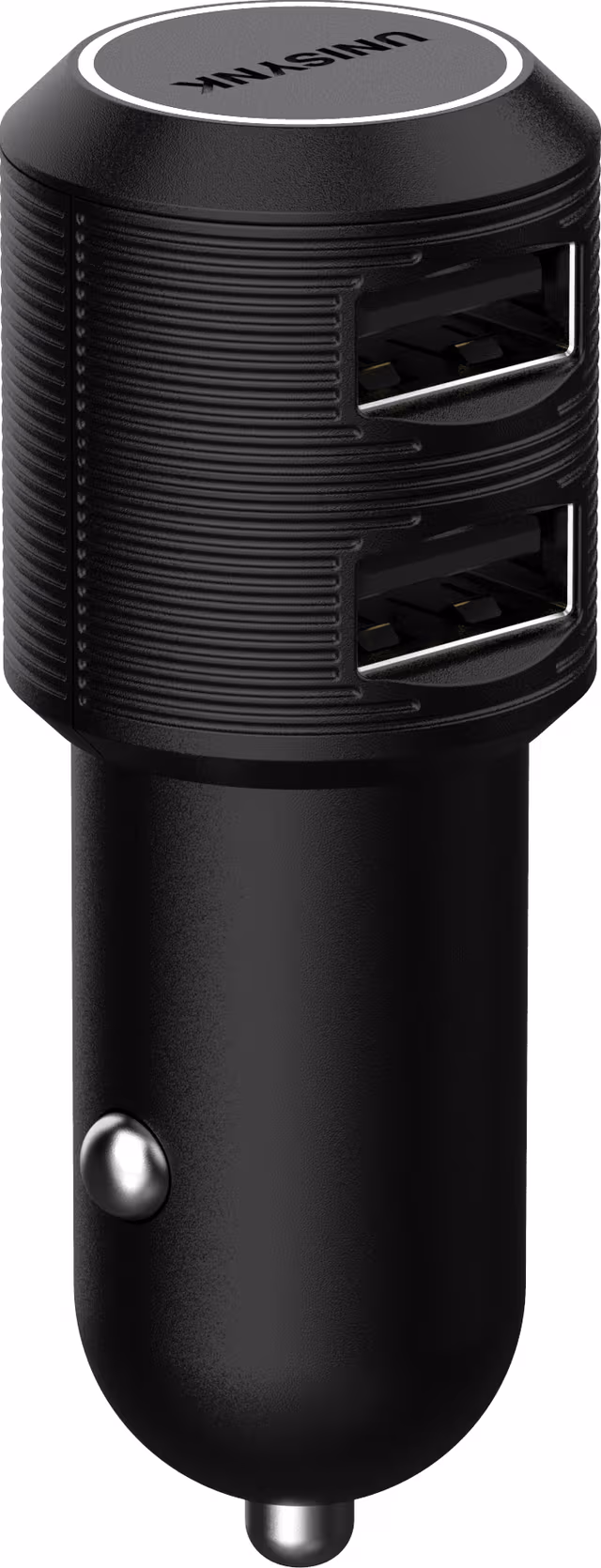 Unisynk Dubbel USB-Laddare 2x2.4A Svart
