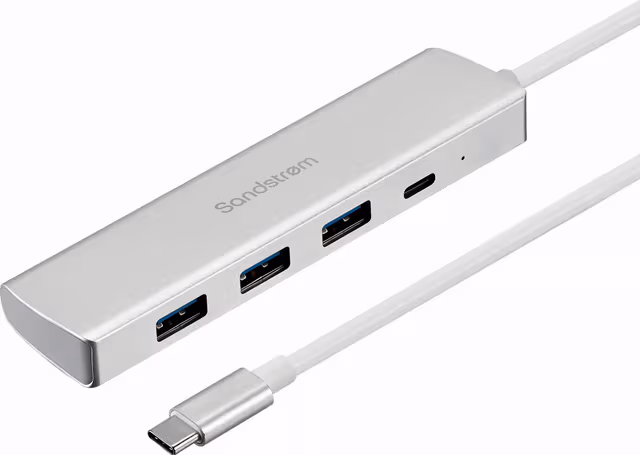 Sandstrøm USB-C 3.1 Multiport Hub
