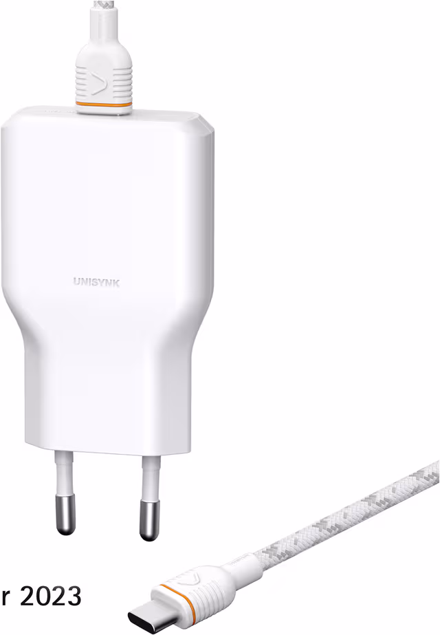 Unisynk G3 36W USB-C Väggladdare & 2m Kabel