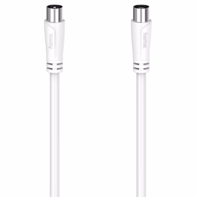 Hama 90 dB Koaxial Antennkabel 15m Vit
