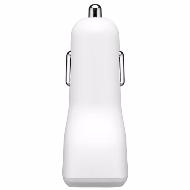 Sandstrøm Bil-laddare 4.8A med Dubbla USB, Vit