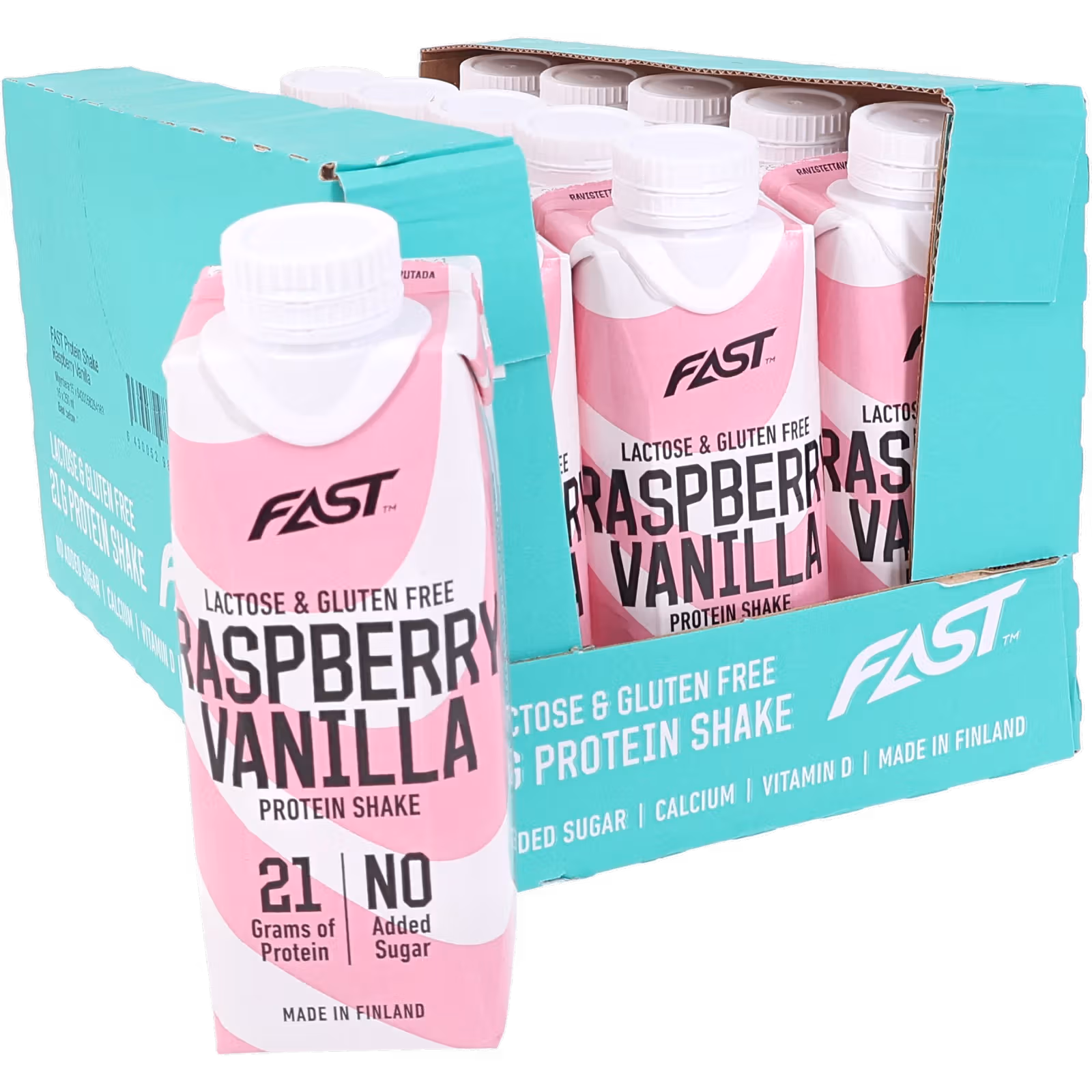 Fast Hallon-Vanilj Proteinshake 15-pack 250ml