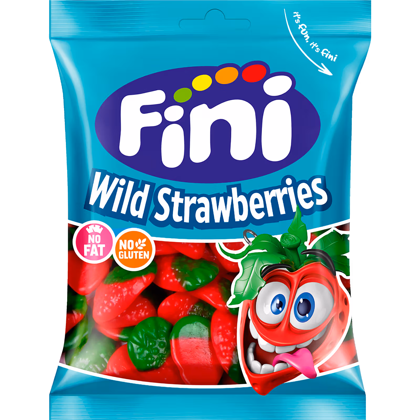 Fini Wild Strawberries Candy, 75g Bag