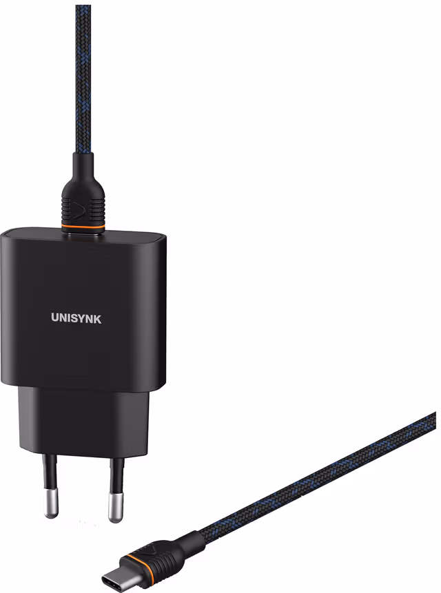 Unisynk USB-C Slim Väggadapter Kit Svart