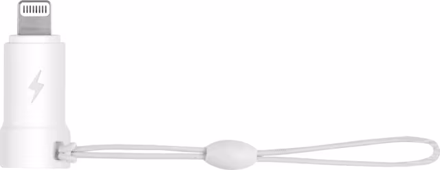 Sandstrøm USB-C till Lightning Adapter Vit