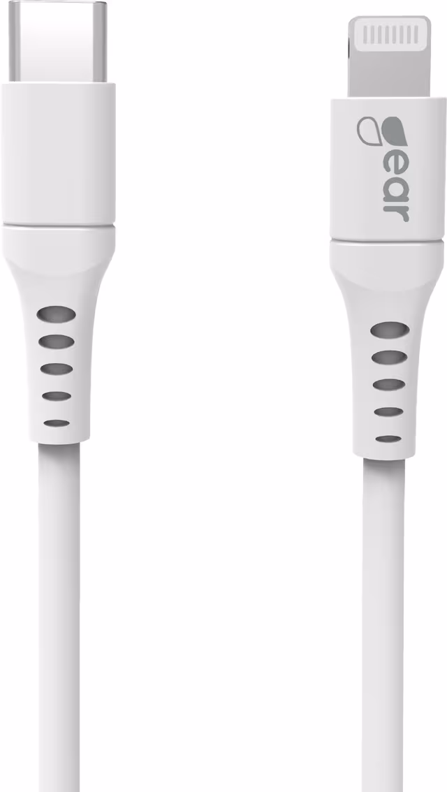 MFi-certifierad USB-C till Lightning Kabel Vit 1m
