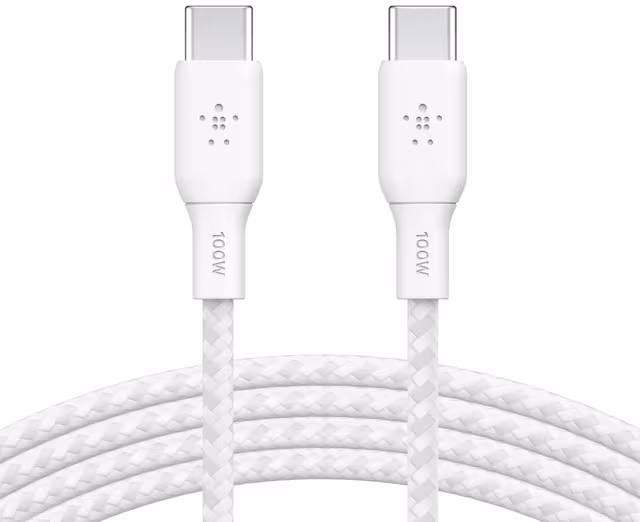 Belkin USB-C till USB-C 2.0 Kabel Vit