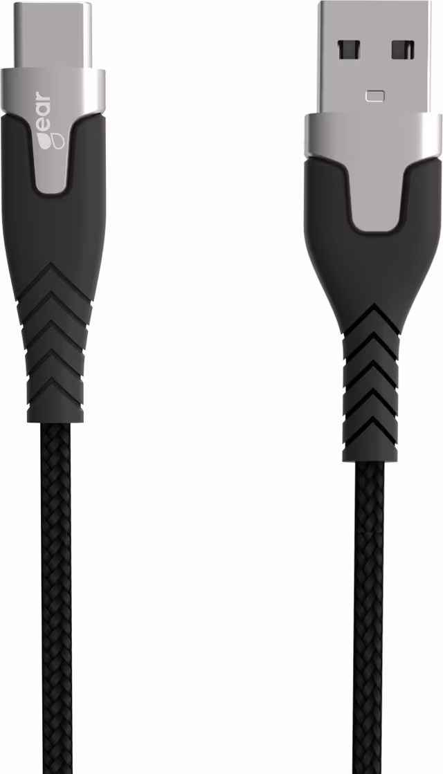 Pro USB-A till USB-C 2.0 Kabel, 1.5m Svart