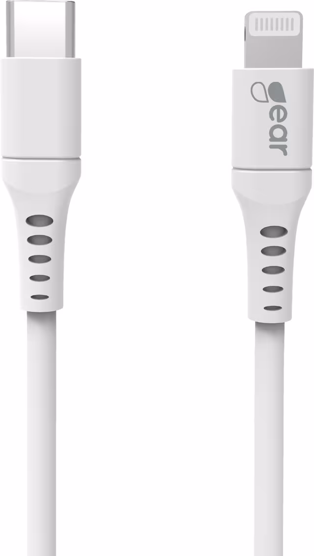 MFi-certifierad USB-C till Lightning Kabel 2m Vit