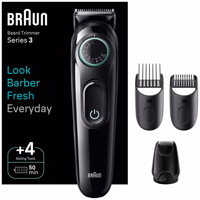 Braun Series 3 Skäggtrimmer 447917 Effektiv