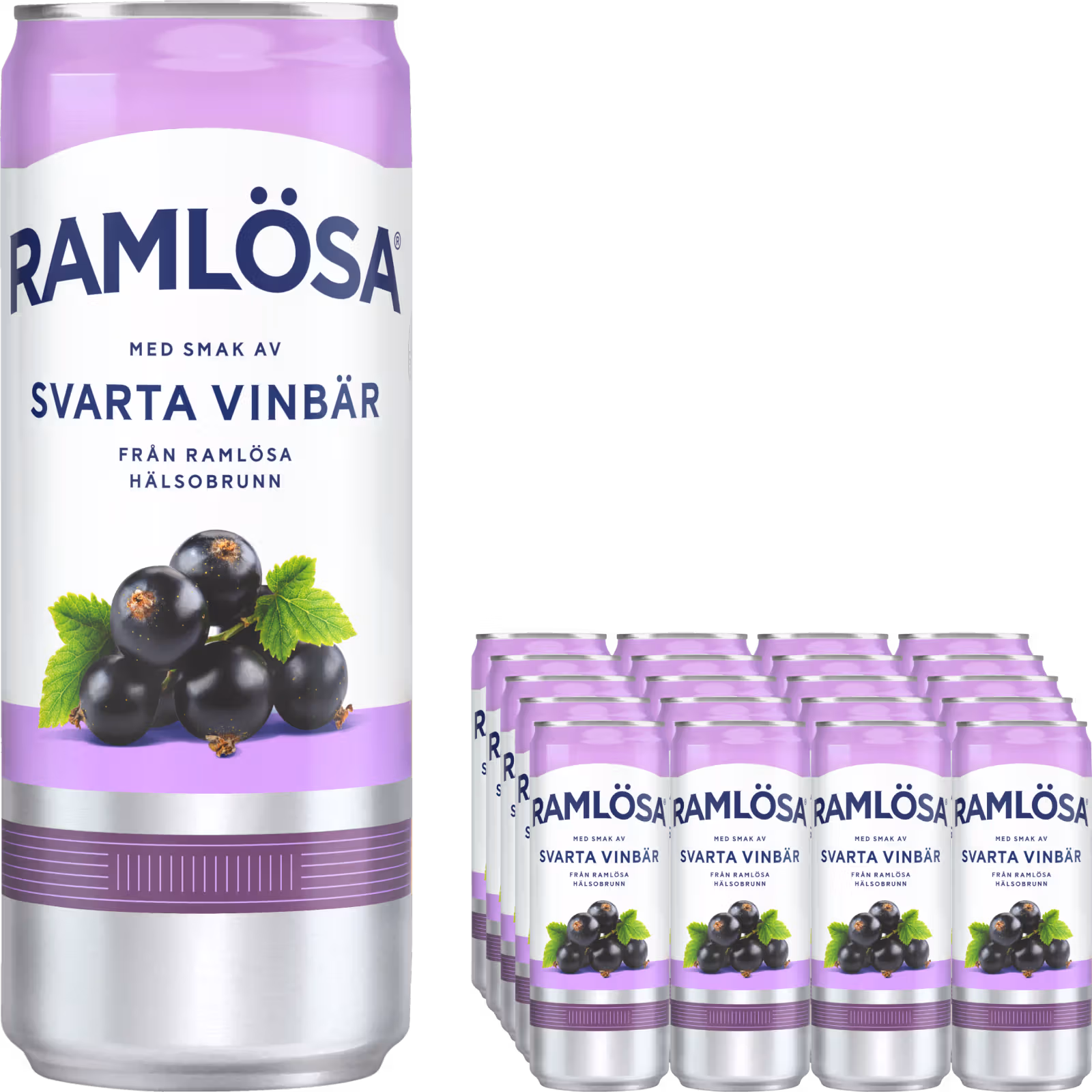 Ramlösa Svarta Vinbär 20-pack, 330ml