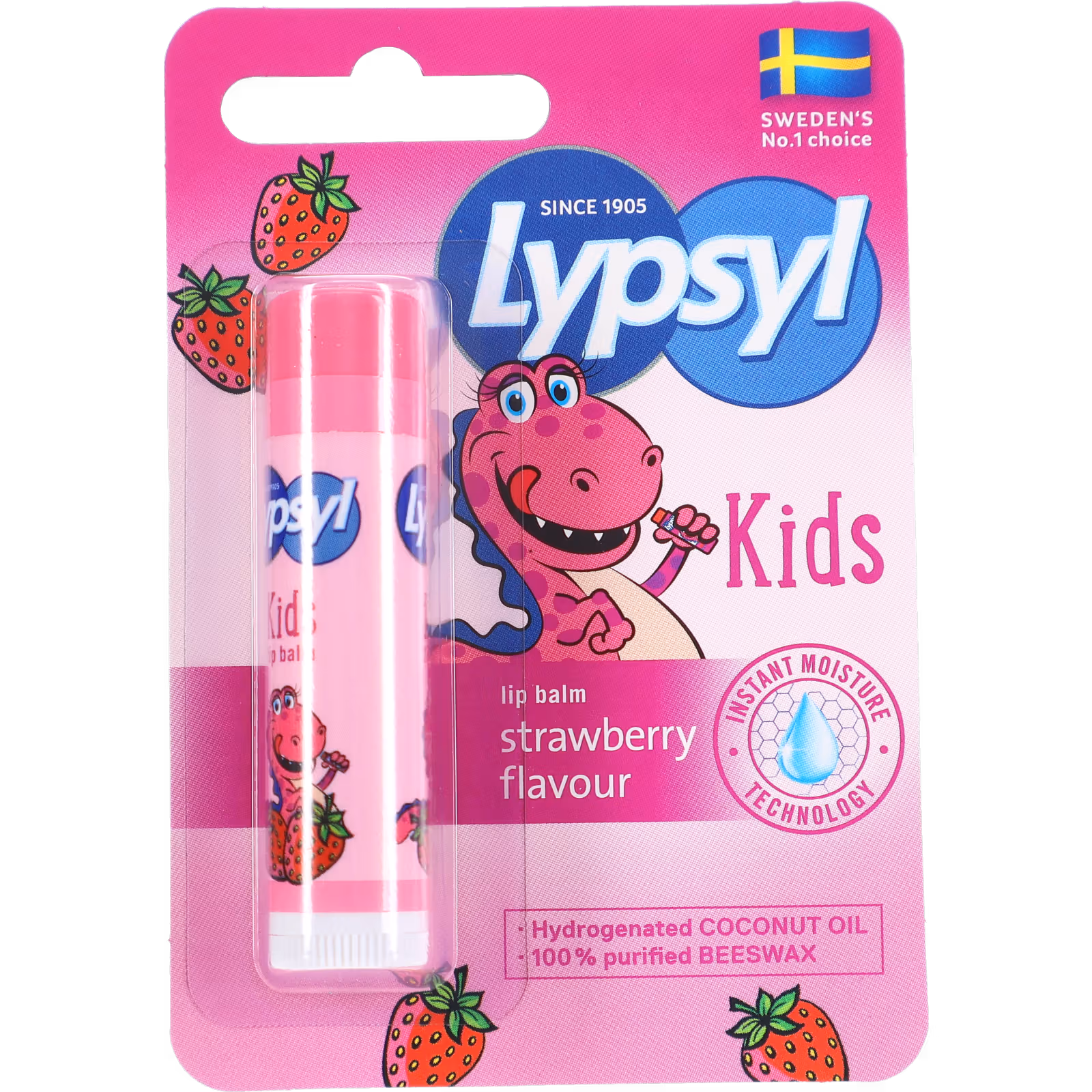Läppbalsam Jordgubb för Barn, 1 st Lypsyl
