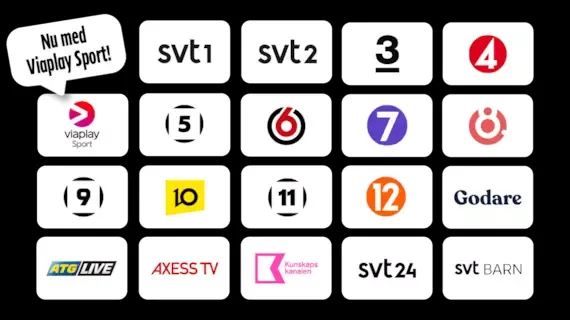 2 streamingtjänster & 19 tv-kanaler för 0 kr första månaden.
