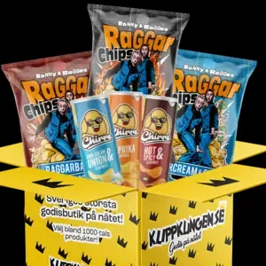 Chipsbox Raggarchips + Chirre - 6st