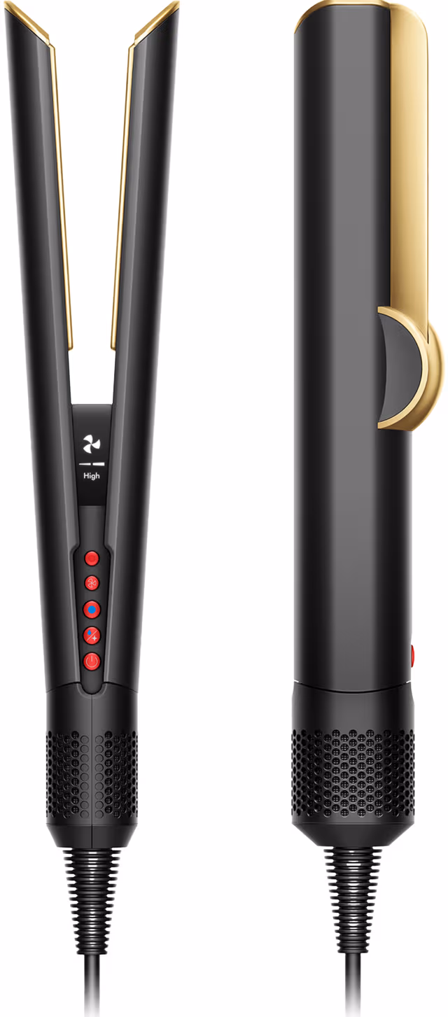 Dyson Airstrait Plattång i Onyx Guld