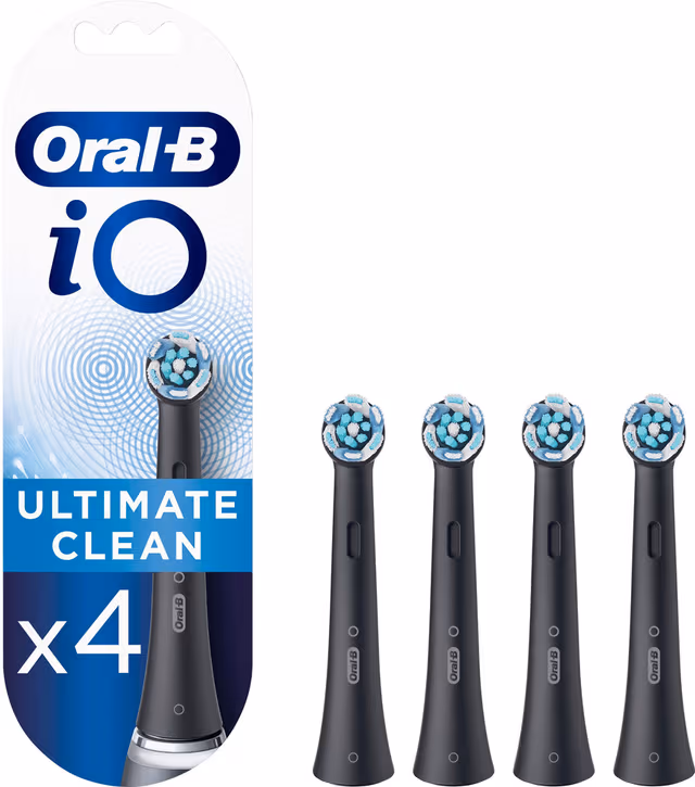 Oral-B iO Ultimate Clean Svarta Tandborsthuvuden