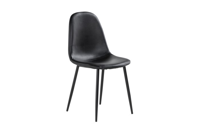 Elegant Svart Nibe Matstol för Hemmet
