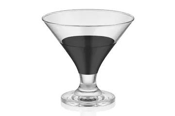 Elegant Svart 6-Pack Glas Set - Hushåll
