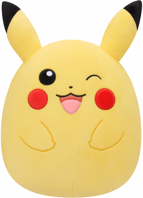 Pikachu Squishmallow Winking Plush 35cm