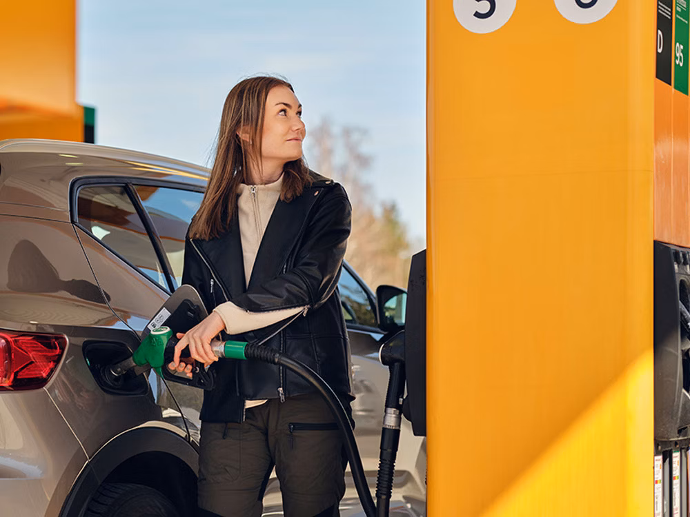 Få 50 öre/liter i medlemsrabatt.
