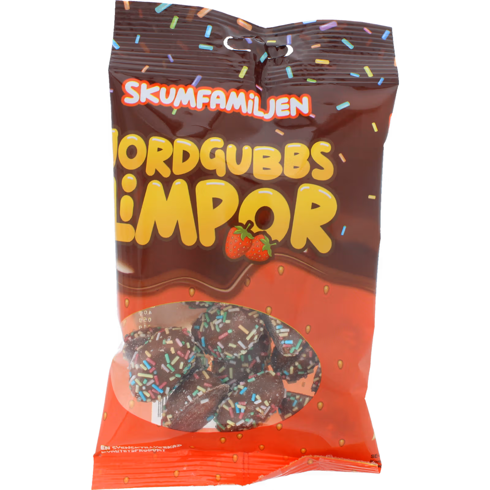 Skumfamiljen Jordgubbslimpor 70g Paket