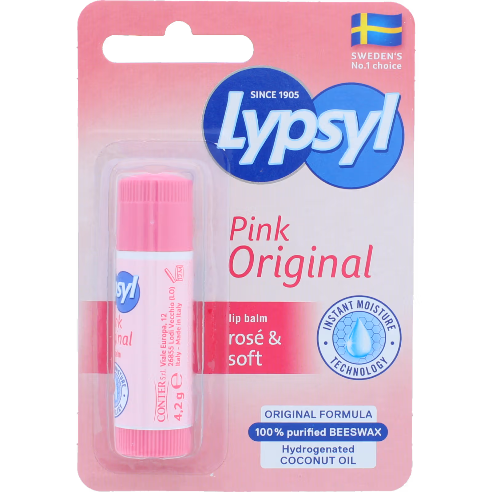 Lypsyl Pink Original Lip Balm, 1 pc