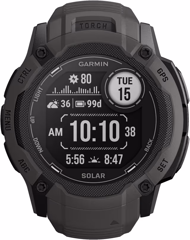 Garmin Instinct 2X Solar Grafitsvart Utomhusklocka
