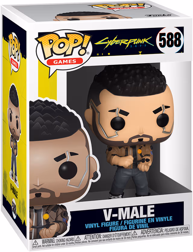 Cyberpunk 2077 Funko POP! Male V Figure
