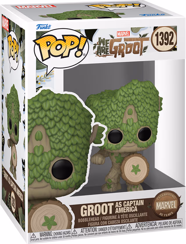 Funko Marvel Groot as Captain America