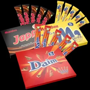 Marabou Chocolate Mix - Five 3-Piece Packs