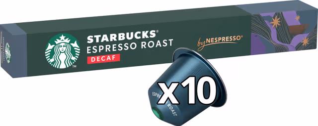 Starbucks Nespresso Decaffeinated Espresso Pods
